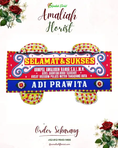Papan Bunga Ucapan Selamat Pulo Kedep